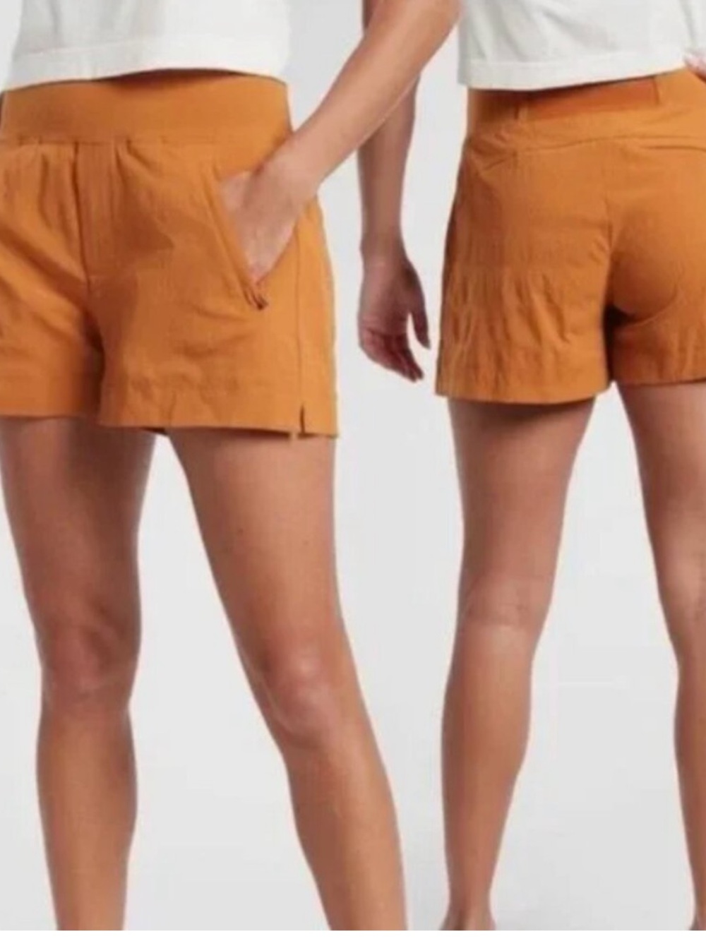 Athleta Rust Trekkie North Shorts Size 10